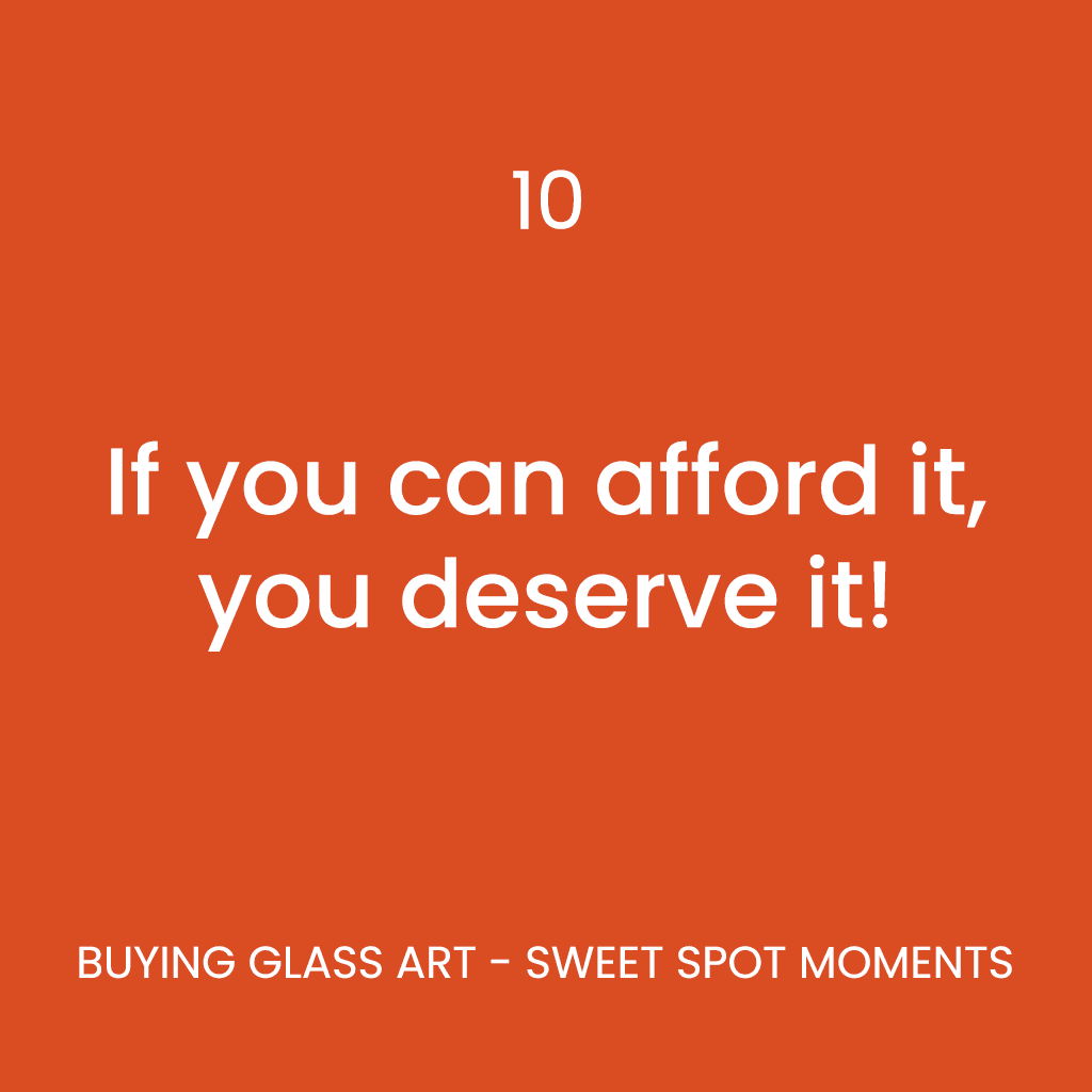 Sweet Spot Moments - 10 - If you can afford it, you deserve it!